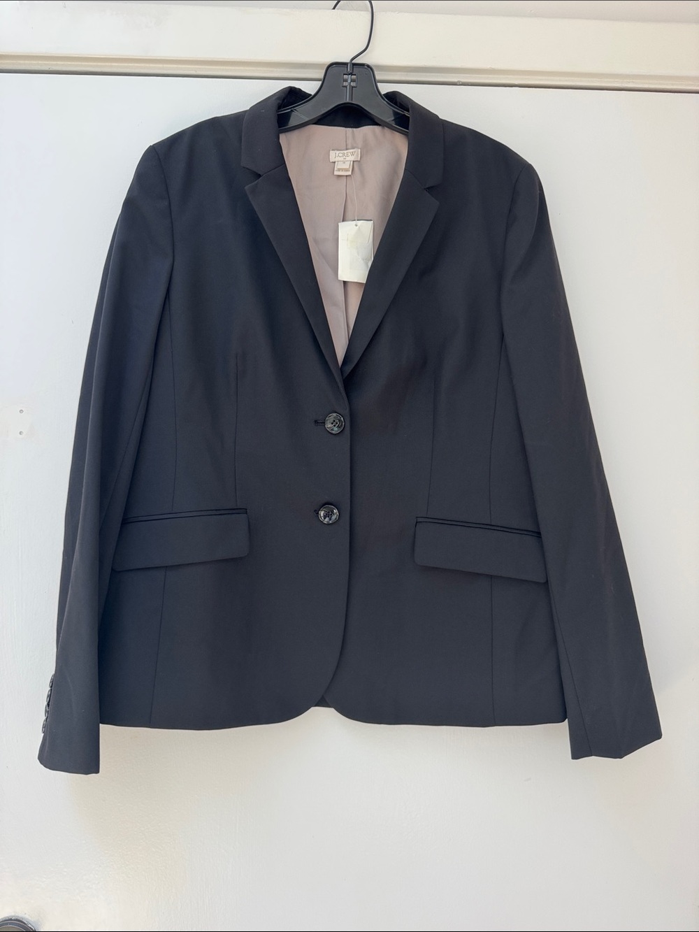 J. Crew Black Women's Two-Button Tailored Blazer